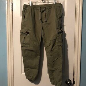 Men's Olive Cargo Pants